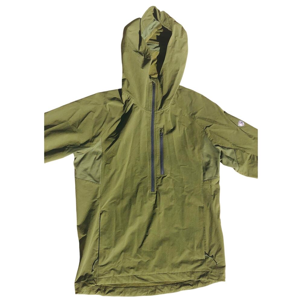 Men's Kuhl Hoodie pullover light green sz S good condition